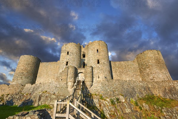 Medieval Harlech Castle