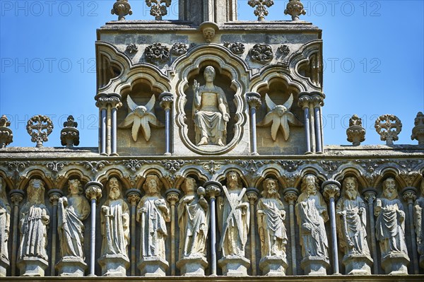 Statues on the facade