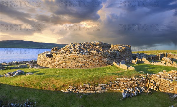 Iron age fortified village ruins