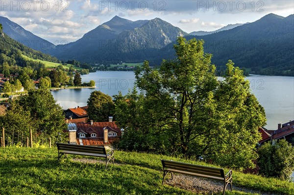 View of the village and Schliersee