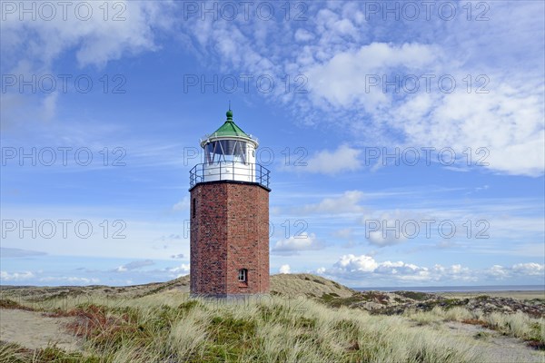 Small lighthouse in dunes