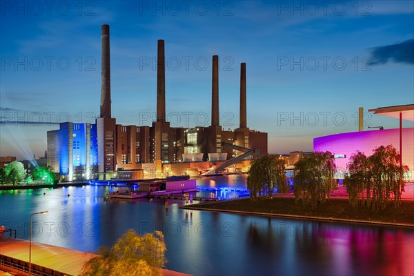 VW plant with VW combined heat and power plant