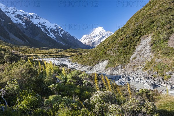 Hooker Valley with views of Mount Cook