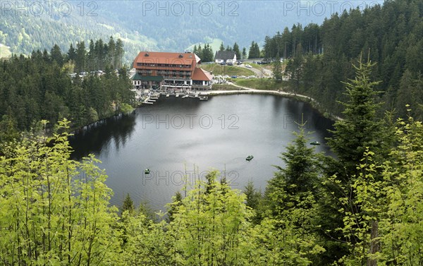 Restaurant at a lake