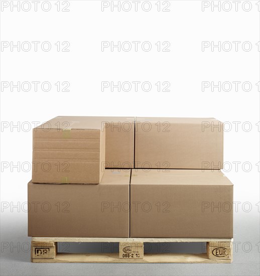 Cartons on Euro pallet