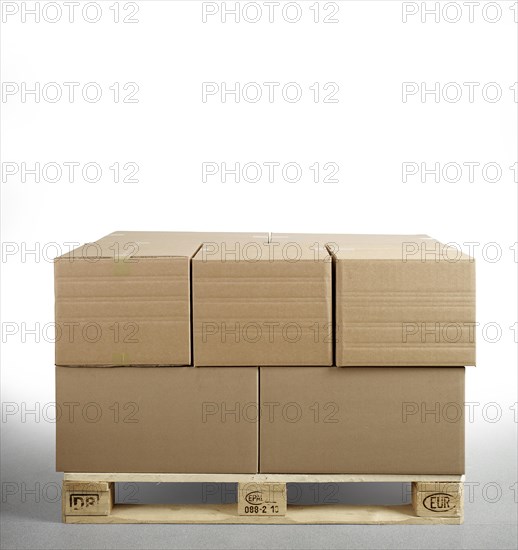 Cartons on Euro pallet