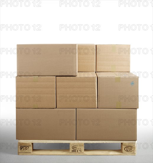 Cartons on Euro pallet