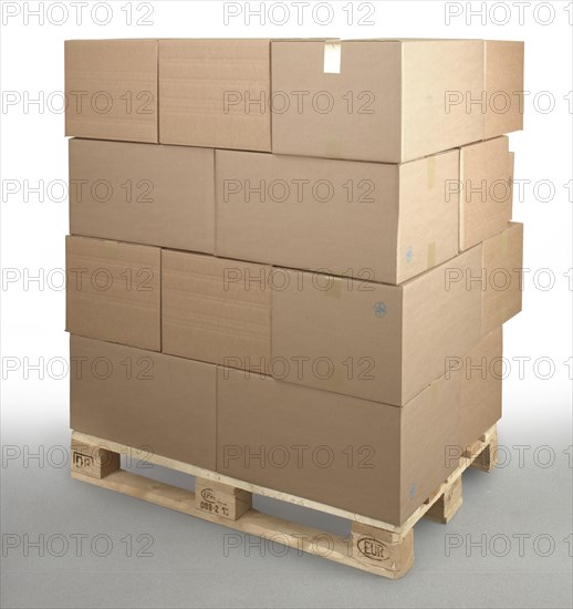 Cartons on Euro pallet