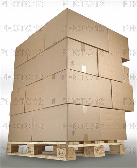 Cartons on Euro pallet