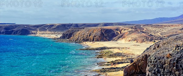 Cliffs and sandy beaches of Playa del Pozo and Playa Mujeres