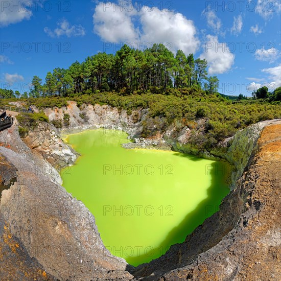 Devil's Bath thermal lake