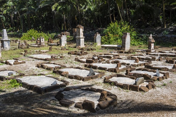 Old cemetery on Saint Joseph island