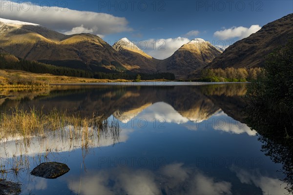 Loch Urr with reflection of Stob Coire and Stob Dubh