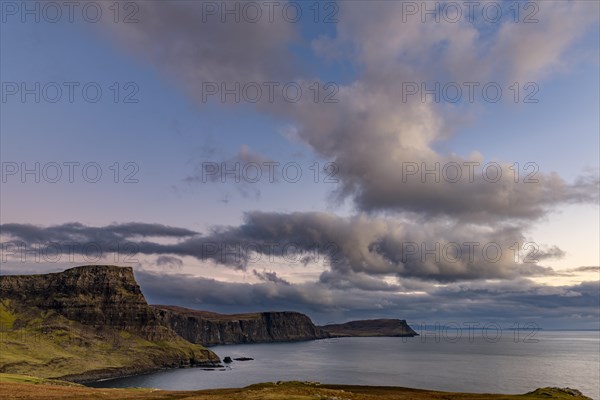 West coast Isle of Sky with North Sea at sunset