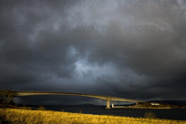 Sky Bridge over the Kyle Akin in dramatic light