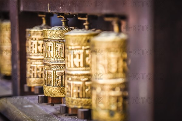 Buddhist Prayer Wheels