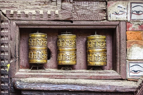 Buddhist Prayer Wheels