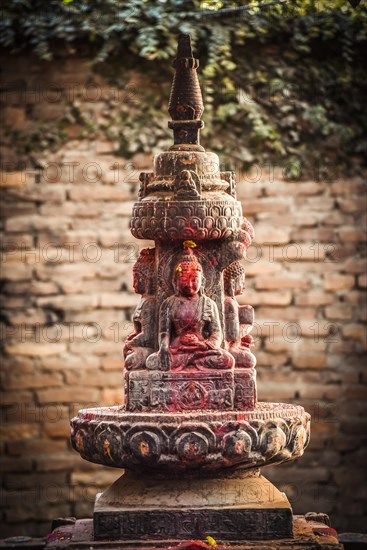 Buddhist stone altar