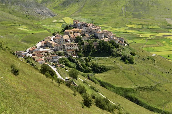 Mountain village of Castelluccio