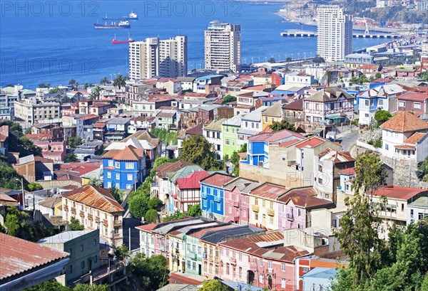 View over Traditional houses