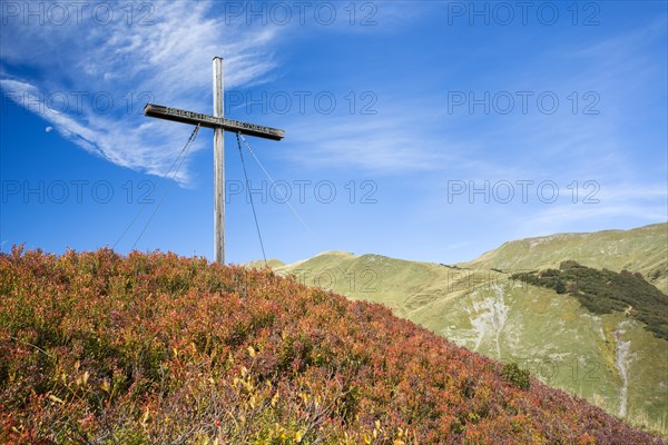 World Peace Cross on the Simmel in autumn