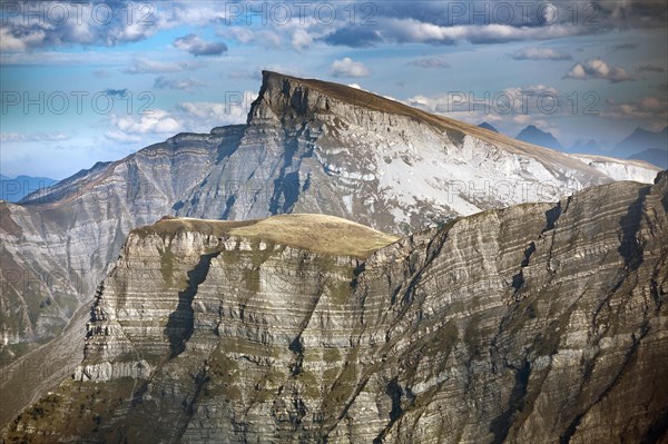 View from Diedamskopf to Hoher Ifen and Hahlekopf