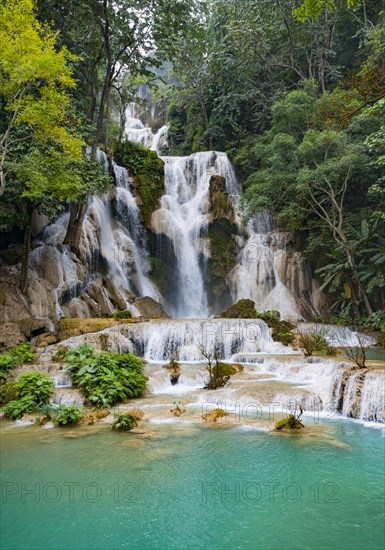 Big Waterfall with cascades