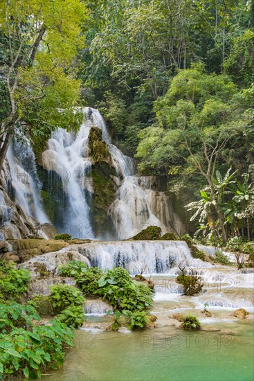 Big Waterfall with cascades