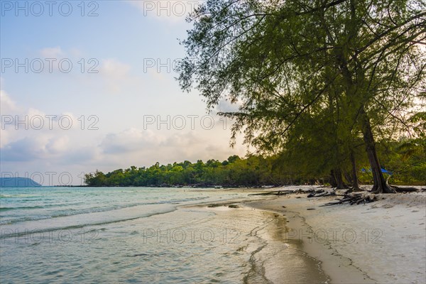 Idyllic sandy beach