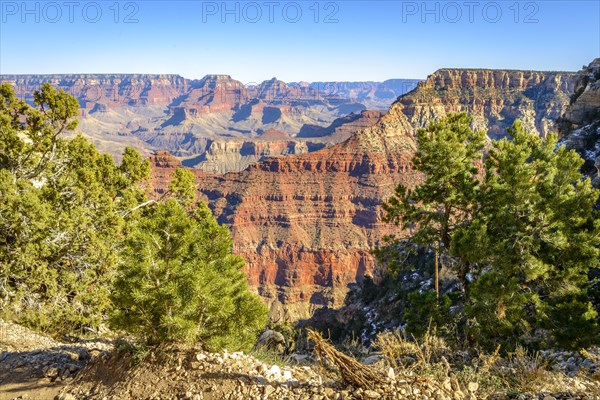 View from Rim Trail between Mather Point and Yavapai Point