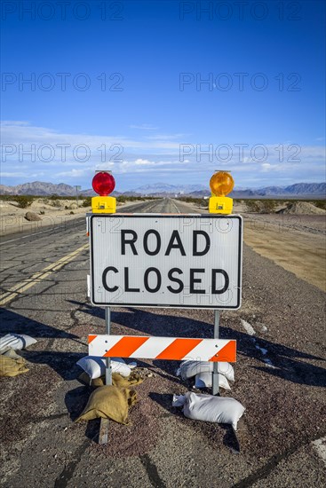 Road sign Road Closed