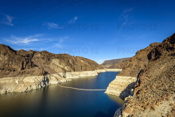 View to Lake Mead from the Hoover Dam