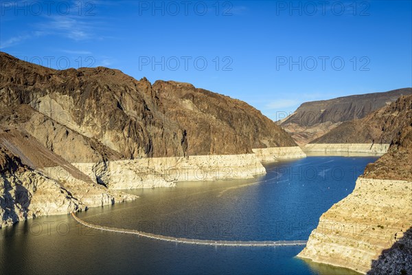 View to Lake Mead from the Hoover Dam