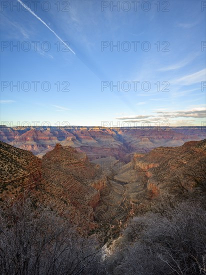 Canyon of the Grand Canyon and Bright Angel Trail