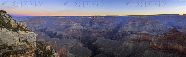 Gorge of the Grand Canyon at sunrise