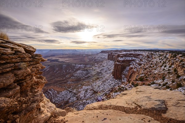 View of erosion landscape from Grand View Point Overlook