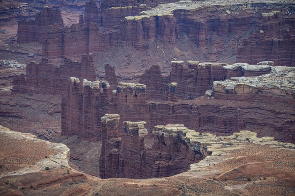 View of erosion landscape from Grand View Point Overlook