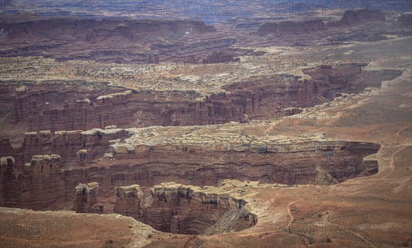 View of erosion landscape from Grand View Point Overlook