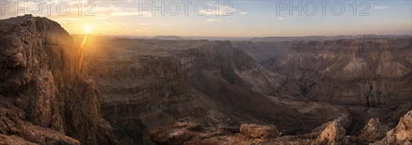 Sunset over Canyon