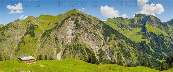 View from the Lower Lugenalpe to the Seekopfle