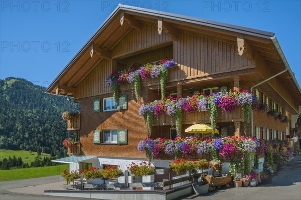 Outside of home with wooden shingle facade