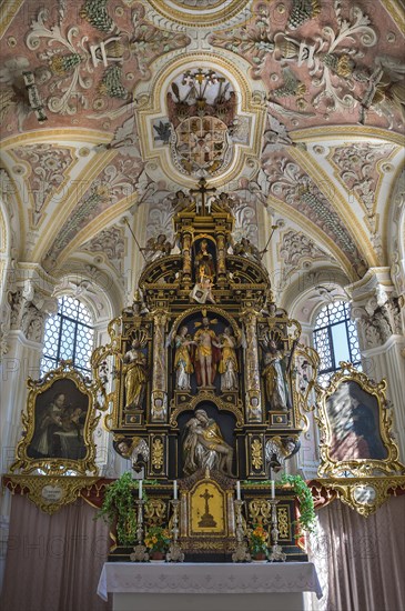 Main altar of Chapel of the Holy Blood in Fischbachau