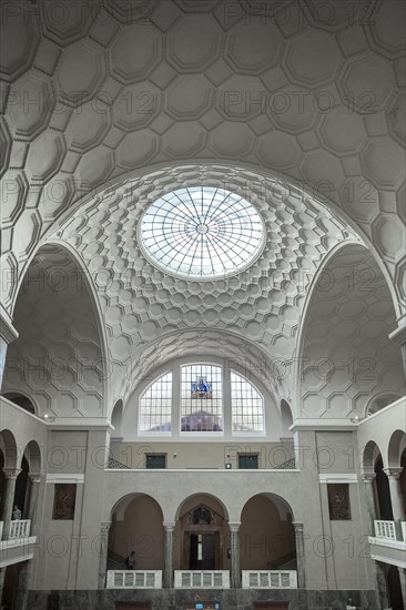 Window and skylight in atrium