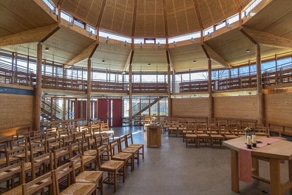 Protestant blessing church in Holzkirchen