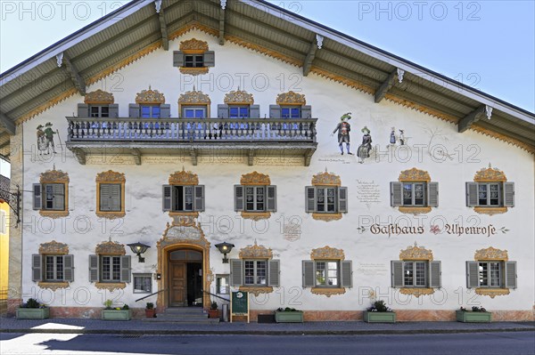 Tavern Alpenrose with mural painting