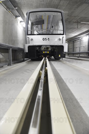 PTS train in the tunnel