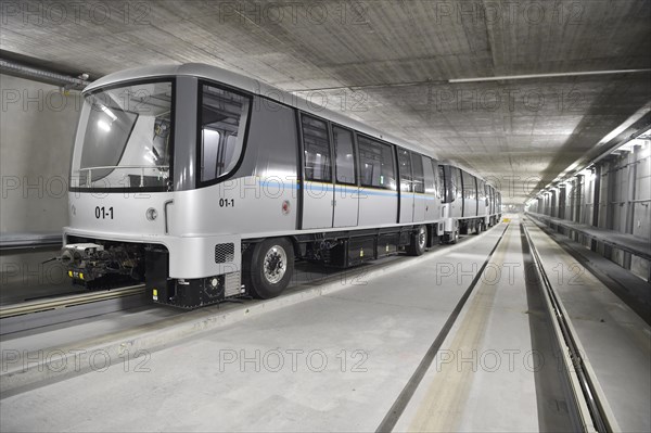 PTS train in the tunnel