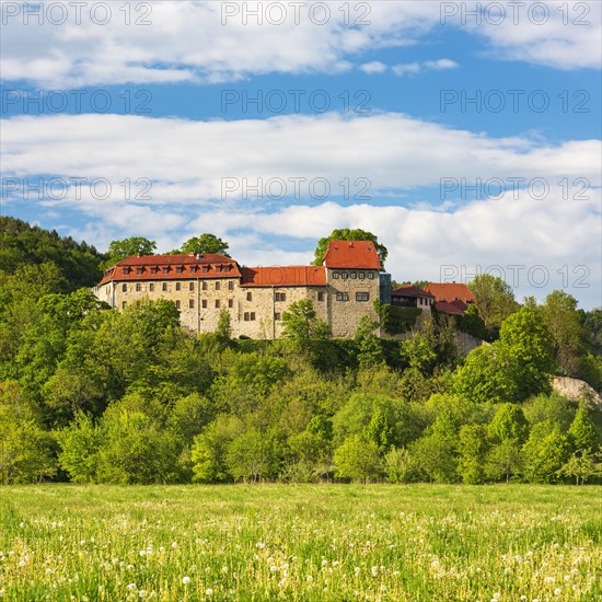 Creuzburg Castle in the Werra valley