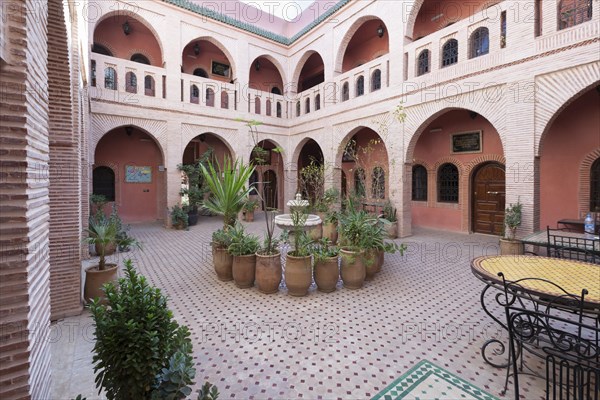 Courtyard of a riad