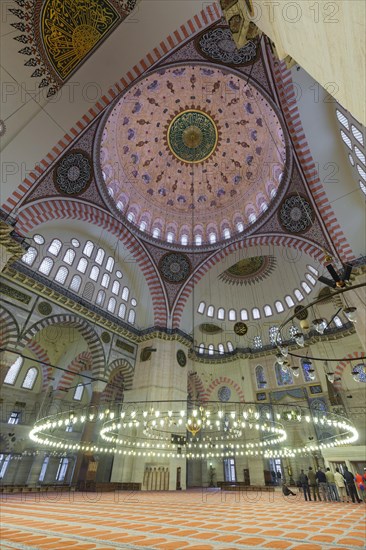 Interior of Suleymaniye Mosque